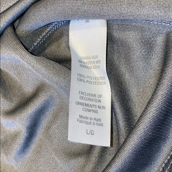 Champion Dark Gray Short Sleeve Workout Top | Sz L - Picture 5 of 6